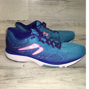 Newton Fate 7 Running Shoe Womens 9 Sneaker Blue Pink Trainers Athletic W011621